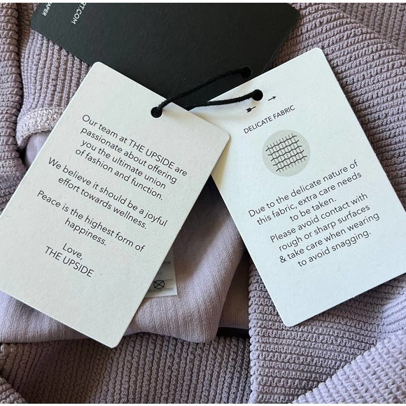 The Upside Jacquard Mini Spin Shorts in Lavender Size Small - Picture 12 of 12